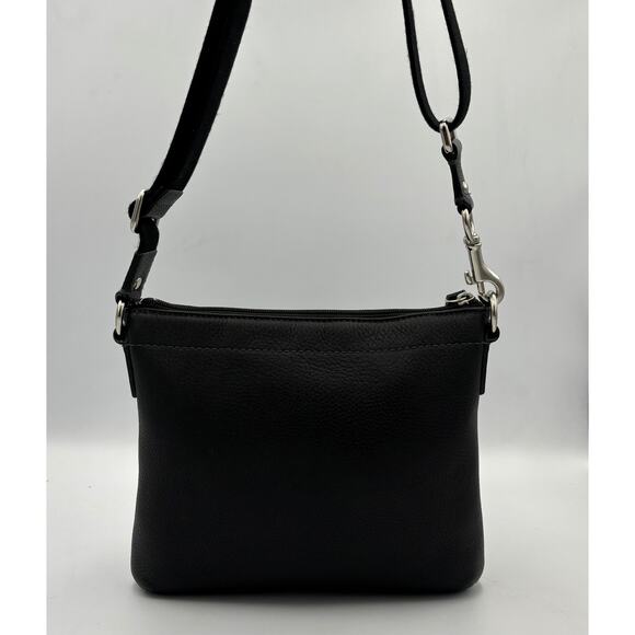 Coach Y2K Penelope Leather Swingpack | Vintage Turnlock Black Crossbody Bag - Picture 7 of 10